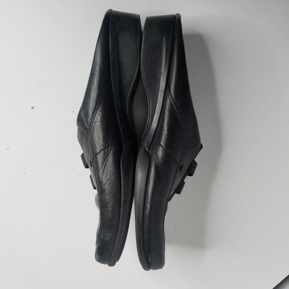 Nine West Renny Womens's Leather Square Toe Mules Slides - Picture 9 of 12